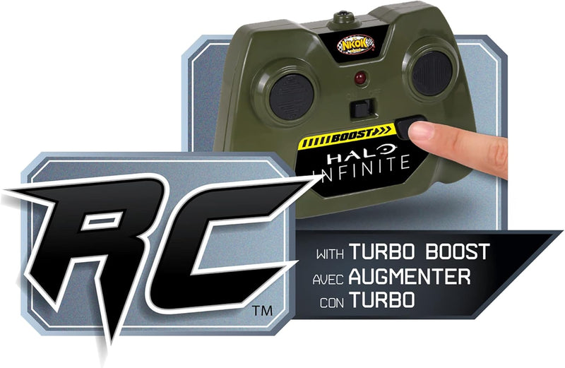 Halo: Battle Hog UNSC Warthog (MC & SPARTAN MARK VII) Remote-Controlled ATV Toys & Games NKOK