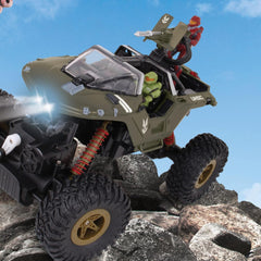 Halo: Rock Hog UNSC Warthog (4x4 Rock Crawler) Remote-Controlled ATV Toys & Games NKOK
