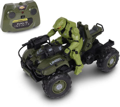 Halo: UNSC Gungoose & Master Chief Remote-Controlled ATV Toys & Games NKOK