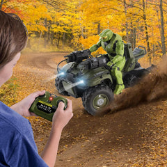 Halo: UNSC Gungoose & Master Chief Remote-Controlled ATV Toys & Games NKOK