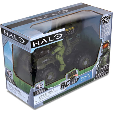 Halo: UNSC Gungoose & Master Chief Remote-Controlled ATV Toys & Games NKOK