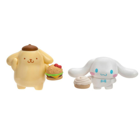 Hello Kitty & Friends: Sweet & Salty - Pompompurin Burger & Cinnamoroll Cinnamon Roll Toys & Games Jazwares