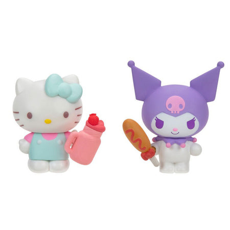 Hello Kitty & Friends: Sweet & Salty - Hello Kitty Smoothie & Kuromi Corndog Toys & Games Jazwares