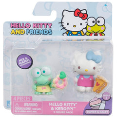 Hello Kitty and Friends: Sweet and Salty Series 1 - Hello Kitty and Keroppi Figure 2 Pack Toys & Games Jazwares