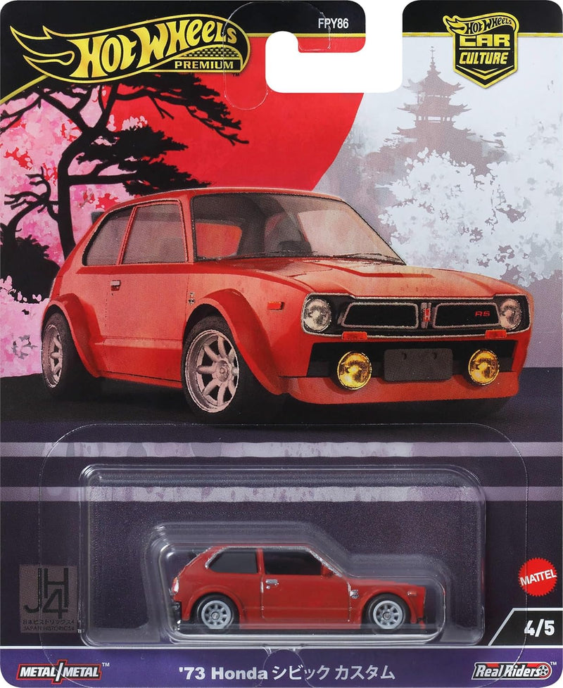 Hot Wheels: Car Culture 73 Honda Civic Custom 1:64 Scale Die-Cast Toys & Games Mattel