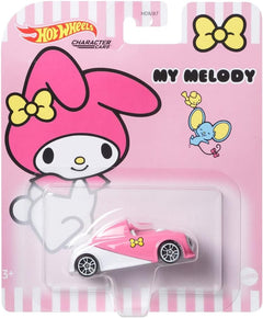 Hot Wheels Character Cars: Hello Kitty - My Melody Toys & Games Mattel
