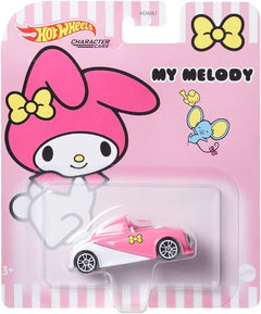 Hot Wheels Character Cars: Hello Kitty - My Melody Toys & Games Mattel
