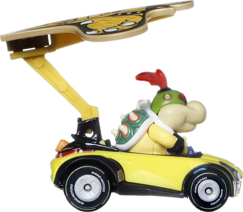 Hot Wheels: Mario Kart Bowser Jr. Sports Coupe with Bowser Kite Toys & Games Mattel