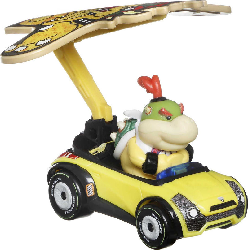 Hot Wheels: Mario Kart Bowser Jr. Sports Coupe with Bowser Kite Toys & Games Mattel