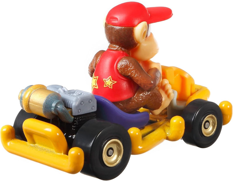 Hot Wheels Mario Kart: Diddy Kong Pipe Frame Vehicle Toys & Games Mattel