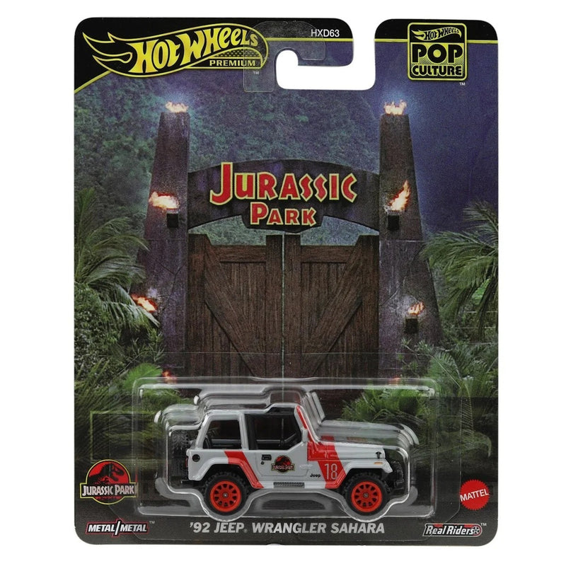 Hot Wheels Pop Culture: '92 Jeep Wrangler Sahara Toys & Games Mattel