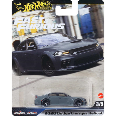 Hot Wheels Premium: Fast and Furious - 2020 Dodge Charger Hellcat Toys & Games Mattel