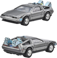 Hot Wheels Premium: Pop Culture - Back to the Future Time Machine Toys & Games Mattel