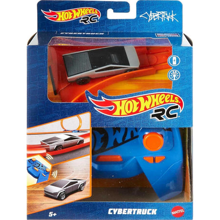 Hot Wheels RC: Remote-Control Tesla Cybertruck (1:64 Scale) Includes Controller & Adapter Toys & Games Mattel