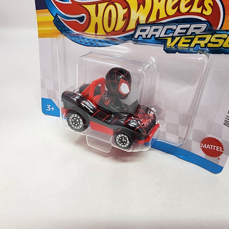 Hot Wheels RacerVerse: Marvel Spider-Man Miles Morales Car - 1:64 Diecast Toys & Games Mattel