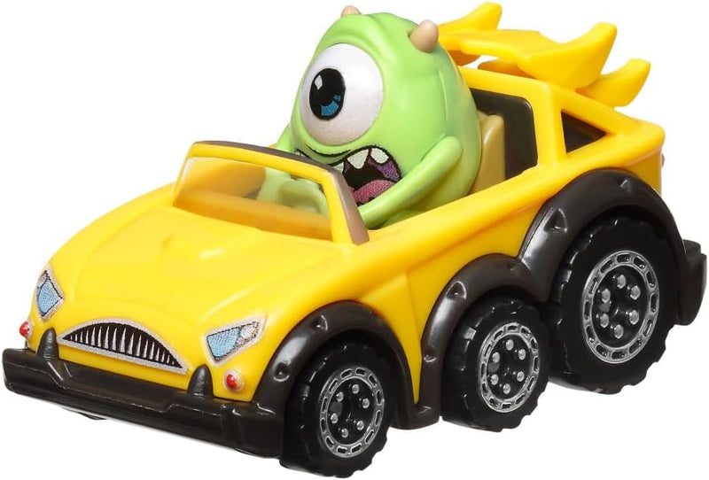 Hot Wheels RacerVerse: Monsters Inc. Mike Wazowski Car - 1:64 Diecast Toys & Games Mattel
