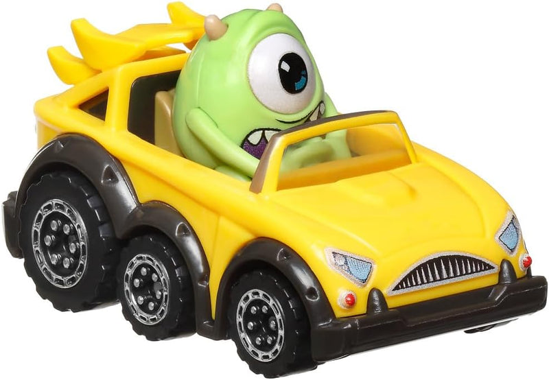 Hot Wheels RacerVerse: Monsters Inc. Mike Wazowski Car - 1:64 Diecast Toys & Games Mattel