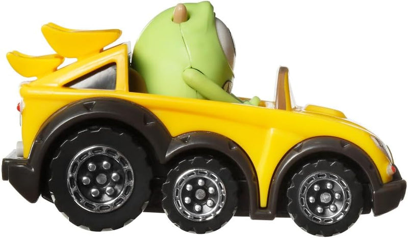 Hot Wheels RacerVerse: Monsters Inc. Mike Wazowski Car - 1:64 Diecast Toys & Games Mattel
