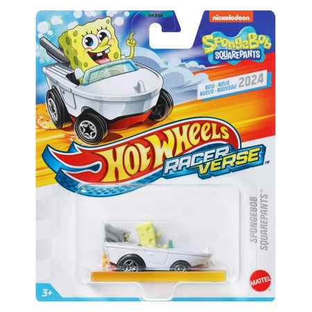 Hot Wheels RacerVerse: Spongebob Squarepants Car 1:64 Toys & Games Mattel