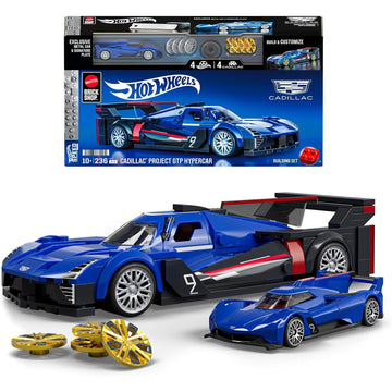 Hot Wheels: Speed Series Cadillac Project GTP Hypercar Building Set Toys & Games Mattel