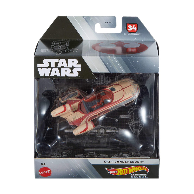 Hot Wheels: Star Wars Starships Select - X34 Landspeeder Toys & Games Mattel