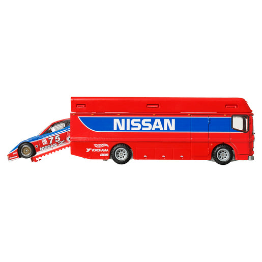 Hot Wheels: Team Transport Nissan Euro Hauler and '94 300 ZX GTS - 1:64 Scale Toys & Games Mattel