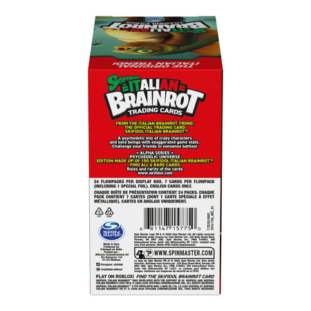 Italian Brainrot TCG: Universo Psicheddelico Booster Box - 24 Packs Card Game Skifidol