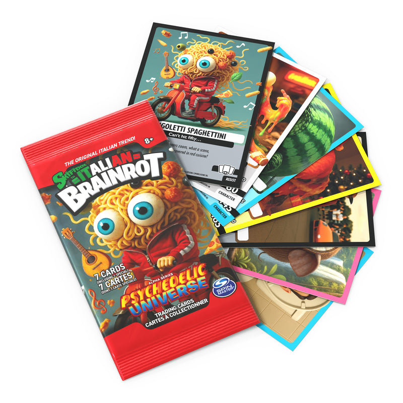 Italian Brainrot TCG: Universo Psicheddelico Booster Box - 24 Packs Card Game Skifidol