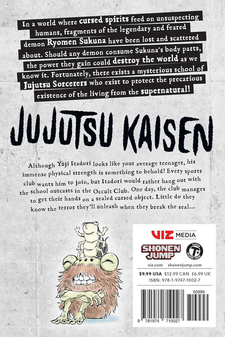 Jujutsu Kaisen: Volume 1 Manga Viz Media