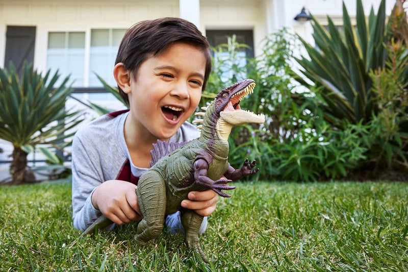 Jurassic World Chaos Theory Battle Roarin Becklespinax Dinosaur Figure Toys & Games Mattel