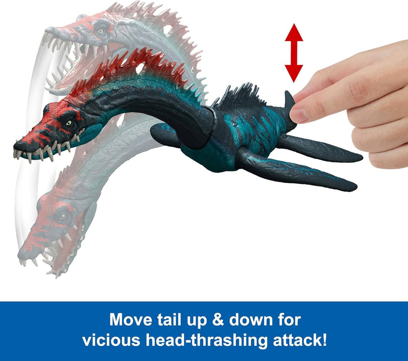 Jurassic World Chaos Theory: Gigantic Trackers Styxosaurus Dinosaur Figure Toys & Games Mattel