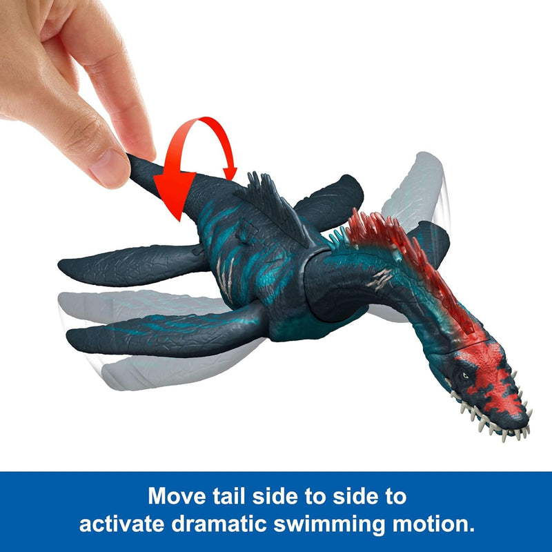 Jurassic World Chaos Theory: Gigantic Trackers Styxosaurus Dinosaur Figure Toys & Games Mattel