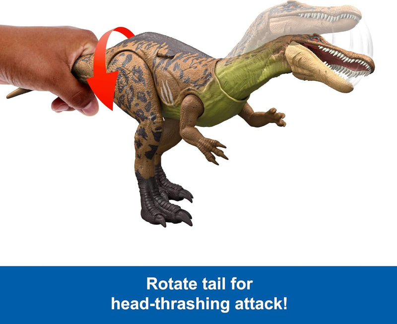 Jurassic World Chaos Theory: Gigantic Trackers Suchomimus Dinosaur Figure Toys & Games Mattel