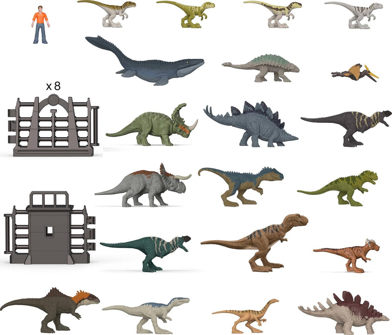 Jurassic World: Chaos Theory Holiday Advent Calendar 24 Day Countdown Toys & Games Mattel
