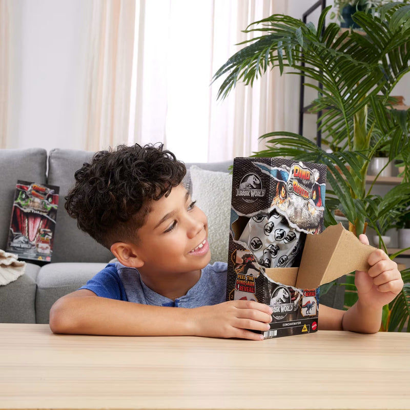 Jurassic World: Dino Reveal Deluxe - Orkoraptor Toys & Games Mattel