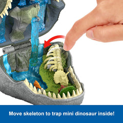 Jurassic World: Micro Adventures - Tyrannosaurus Rex Toys & Games Mattel