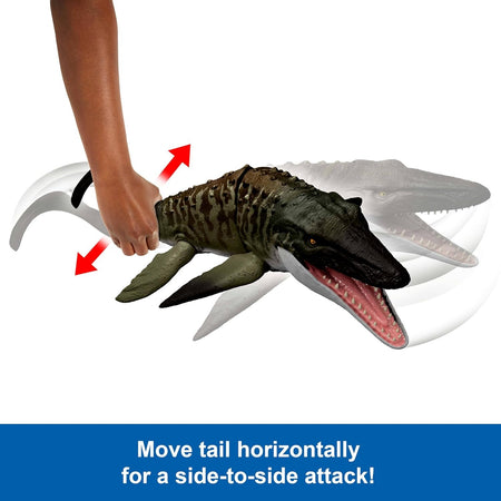 Jurassic World Rebirth: Bite N Blast Mosasaurus Toys & Games Mattel