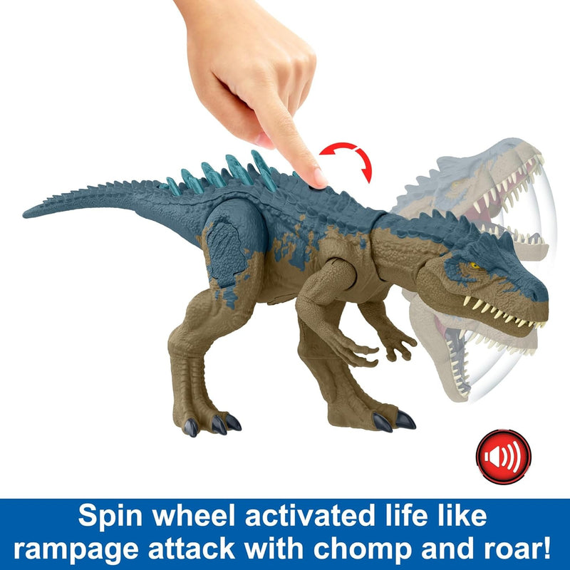 Jurassic World: Ruthless Rampage Allosaurus Toys & Games Mattel