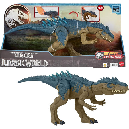 Jurassic World: Ruthless Rampage Allosaurus Toys & Games Mattel
