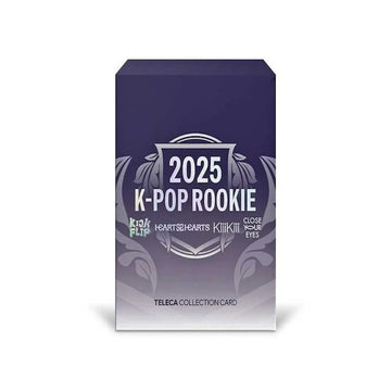 K-Pop Rookie Teleca Collection Cards: 2025 - 10 Packs + Promo Pack Card Game break & company inc.