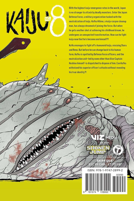Kaiju No. 8: Volume 3 Manga Viz Media