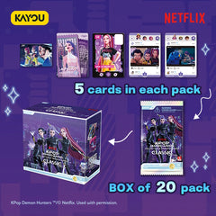 Kayou TCG: KPOP Demon Hunters - Series 1 - World Tour Classic Edition - 20 Packs Card Game Kayou