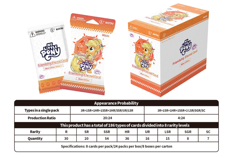 Kayou TCG: My Little Pony Friendship Eternal Moon Edition Booster Box - 24 Packs Card Game Kayou