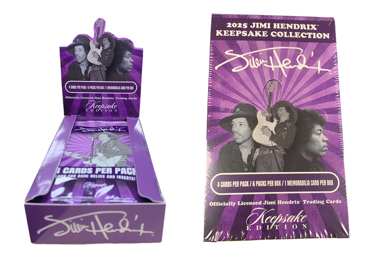 Keepsake: Jimi Hendrix Premiere Collector's Edition Booster Box - Exclusive LAVA EDITION Memorabilia Keepsake