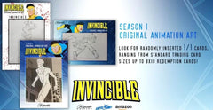 Keepsake Invincible Season 1: Premier 1st Edition Blood Splatter Complete Set - 2025 SDCC Exclusive Card Game Keepsake