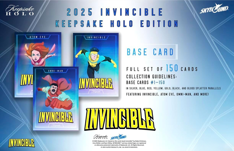 Keepsake Invincible Season 1: Holo Breaker Box 2025 - Breaker Edition - 2 Packs Card Game Keepsake