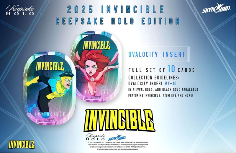 Keepsake Invincible Season 1: Holo Breaker Box 2025 - Breaker Edition - 2 Packs Card Game Keepsake