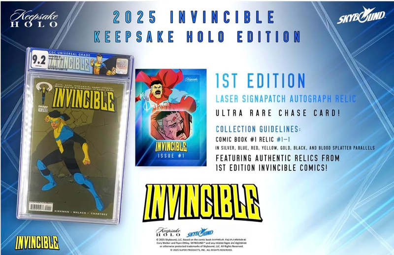 Keepsake Invincible Season 1: Holo Breaker Box 2025 - Breaker Edition - 2 Packs Card Game Keepsake