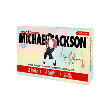 Keepsake: Michael Jackson Bad World Tour Premiere HOLO Breaker Box Trading Cards Keepsake