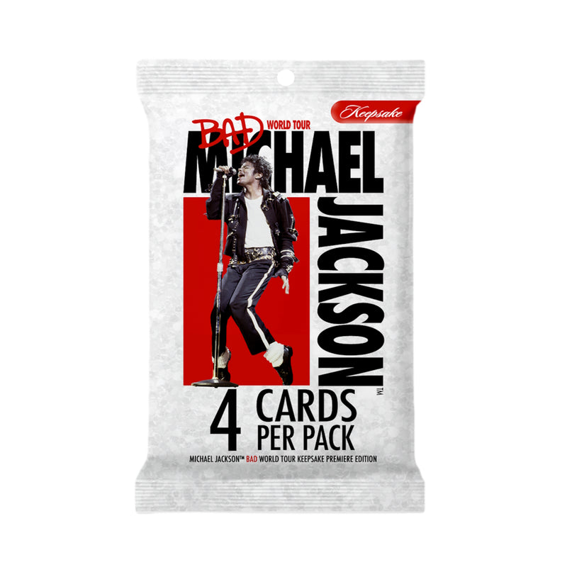 Keepsake: Michael Jackson Bad World Tour Premiere Blaster Box Trading Cards Keepsake